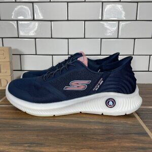 Skechers Slip-ins Arch Fit GO WALK Anywhere Vivi Womens Sz 9 Shoes Navy Sneaker